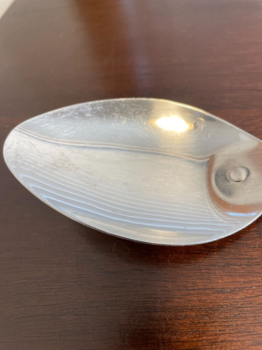 Vintage Cutco Serving Spoon - Pearl White Handle - Picture 7 of 8